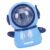 Generic Portable Electric Pencil Sharpener Design Safe Flexible for School and Home Use Battery USB (Purple Blue)