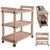 Generic Solid Beechwood Art Cart Storage Organizer with Caster Wheels