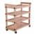 Generic Solid Beechwood Art Cart with Caster Wheels — Rolling Studio