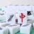 GenJuw Premium Mahjong Tile Set, American Mahjong Set with 166 Mah Jongg Tiles with Wind Indicator, Dice & Mahjong Mat, Manual, All in One Majiang Gifts for Travel (Panda Leatherette Case)