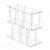 Genostack Clear Acrylic Display Shelf 11.8”D X 47.2”W X 24.6”H Bookcase