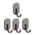 Genérico Magnetic Hooks, Multi-Purpose Wall Mount Magnet Storage Hangers
