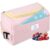 Genteen Small Cooler Bag with Ice Packs, Insulated Leakproof Reusable Lunch & Snack Tote, BPA free Thermal Cooler Bag for School, Travel, Work and Daily Use,Light Pink