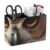 Gentleman Owl with Bowler Hat Desk Organizer PU Leather Caddy Holder