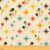 Geometric Craft Fabric No Stretch,Abstract Star Dots Decor Soft Polyester,Mid Century Modern Ideal for Quilting,Crafts & Handmade Artwork,Beige Red 3 Yard Bolt,108″ L x 59″ W