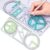 Geometry Ruler Clear Portable Template Measuring Tool