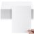 Geosar 50 Sheet Linen Cardstock Invitation Cardstock Heavyweight Printer Paper 92lb 250gsm Index Cards for Printer Cover Postcards Blank Flash Note Greeting (5 x 7 in,White)