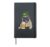 German Pug Oktoberfest Bavarian Dog Lover Owner Men Women Hardcover Journal, Black