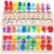 GeroCrew Wooden Montessori Toys for Kids Toddler Number Puzzles Sorter Counting Shape Stacker Stacking Game Preschool Toys for Boy Girl Learning Education Math Blocks Year Old Girl Gifts (Rainbow)