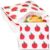 Gersoniel 500 Pcs Paper Sandwich Bags Sealable Food Storage Disposable Lunch Bags Family Recyclable Grease Resistant Paper Snack Burger Wrappers for Candies, Cookies, Goodies, Chocolates, Desserts