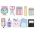 Gersoniel 60 Pcs Back to School Bulletin Board Cutouts Decoration Pastel Classroom Bulletin Board Cutouts Cartoon Stationery Shaped Classroom Decorations 350 GSM Cut Outs for Chalkboard Wall Decor