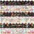 Geyee 84 Pieces 83 Feet Classroom Bulletin Board Borders Scalloped Rainbow Bulletin Board Trim Adhesive Decorations Colorful for Chalkboard, 6 Designs(Elegant Style)