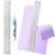 Geyee Metal Paper Tearing Ruler Deckle Edge Craft Ruler for Cutting Paper Stainless Steel 12 Inches Cut Tool Irregular Edges Measuring Tool with Water Pen for School Scrapbook
