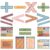 Geyoga 15 Pcs Educational Math Posters Set for Elementary Classroom Symbol Keywords Vocabulary Addition Subtraction Multiplication Division Posters for Middle School Homeschool Supplies(Boho Color)