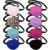 Geyoga 16 Pcs Colorful Silk Medical Eye Patches for Adults Kids Pirate Party Adjustable Eyepatch Soft Single Lazy Eyes Patches for Amblyopia Men Women Gasparilla Pirate Festival Role Playing Cosplay