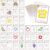 Geyoga 72 Pcs Playclay Dough Mats for Kids Rainbow Star Flower Play Mats Card for Clay or Dough Back to School Preschool Craft Suppliesfor Toddler Kid 2-6 Years Back to School Classroom Educational