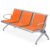 GFAZXDS Waiting Room Chairs Reception Bench, Office Guest Chairs Reception Chairs, Lobby Bench Seating with Armrests and Backrests, for Airport, Hospital, Bank,Orange-One Size