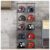 GFSGHZZ Freestanding Mobile Storage Rack – Versatile Display Rack & Tool Pegboard for Garage, Helmet Stand, Stackable Storage for Hats & Shoes, Metal Wire Grid Organizer & Bins