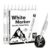 GFUUR White Acrylic Paint Markers,Direct Liquid Ink Pens with Brush