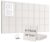 G Gamit Large Felt Wall Tiles Bulletin Board,Large Cork Board Alternative with 30 Pushpins,8-Pack Felt Pin Board with 56 Safe Removable Adhesive Tabs for Home Office School (Oatmeal)
