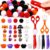 GGSTDDUP 156PcsHalloween Sensory Bin Fillers Fine Motor Educational Toy Set