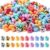 GGSTDDUP 50 Pcs Shiny Mini Duck Figurines, Colorful Tiny Resin Ducks Decor