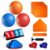 GGV Kickball Set with Bases and Ball, 24 Pcs Kickball kit Outdoor Game