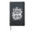 Ghost Bait Halloween Parapsychology Paranormal Ghost Hardcover Journal, Black