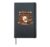 Ghost Black Cat Reading Books Cute Halloween Bookworm Hardcover Journal, Black