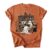 Ghost Reading Books Halloween Shirt for Women, Born to Read Forced to Work Tee, Funny Bookworm Cat Lover Sweatshirt, Cozy Witchy Library Gift Beige