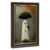 Ghost Under Umbrella Canvas Wall Art, Whimsical Rain Decor for Home