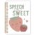 Ghueghe Boho Strawberry Speech Therapy Spiral Notebook Journal 5.5×8.3in