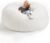 Giant Bean Bag Chair Washable Jumbo Bean Bag Sofa Sack Chair Large Soft Fluffy Fur Portable Living Room Lazy Sofa Bed Cover (No Filler) (Color : Khaki Size : 6FT) (White 5FT)