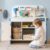 Giant bean Wooden Tool Bench for Kids, Workbench Toy with Storage for 3+