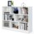 Giantex 8 Cube Bookcase, Freestanding 3-Tier Open Bookshelf, White