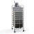 GiantexUK 10/20 Drawers Rolling Trolley, Multipurpose Utility Storage Organizer Cart with Wheels, Home Office Hairdressing Salon Shelving Organizer Unit (10 Drawers, Gradient Black)