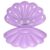 Giant Inflatable Seashell Pool Float, Thickened PVC Comfort Lounge Floaties for Adults, Purple