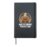 Giant Pumpkin Grower Grandpa Retro Weigh Off Badge Design Hardcover Journal, Black
