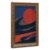Giant Red Planet and Figures Canvas Wall Art Epic Sci-Fi Landscape