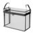 GiaoRosi Storage Bag for Stuffed Animals, Case, Toy Organizer, Balcony Storage Box, Black