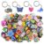 Gibleitz 50pcs Random Different Keychains,Mixed Non-Repeat Cute Key Chain for Classroom Prizes Students Incentives Holiday Gifts Party Favors