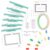 GiftAmaz Paper Circuits Kit for Kids, STEM Electric Circuit Kit, Child-Friendly Paper Circuit Board, Led Light Diodes, Copper Foil Tape, Educational STEM Toys Science Experiments Kit for Kids 8-12