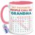 GiftAyntek Personalized Grandma Mug – Mother’s Day Cup For Grandmother – My Favourite People Call Me Grandma Custom Crossword Puzzle Name Cup – Birthday Gifts For Mom Nana Gigi From Children