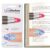 Gifts for Readers & Writers Linemarker Bookmark, 2 Pack Magnetic Bookmarks, Includes Line Finder Slit for Line Tracking, Small & Cute Stationery, Book Page Holder, Reading Accessories, Lips & Nails