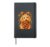 Gifts Pumpkin Cute Autumn Dog Thanksgiving Goldendoodle Fall Hardcover Journal, Black
