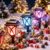 GIGALUMI Solar Christmas Lights Outdoor Decor, Multicolor Pathway Lights