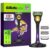 Gillette Labs Official Vikings Licensed Razor for Men, 1 Handle, 4 Blade Refills, with Magnetic Stand, Perfect for Game Day Grooming, Gillette Labs with Exfoliating Bar