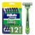 Gillette Sensor3 Sensitive Men’s Disposable Razor, 12 Razors (Pack of 6)