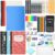 Gilprop 1 Set High School Supplies Kit Back to School Supplies College Bundle Essential Stuff Bulk Stapler Notebook Calculator Backpack Bag Set for Senior Student Teen Classroom