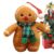 Gingerbread Plush Soft Comfort Design, Christmas Throw Pillow
